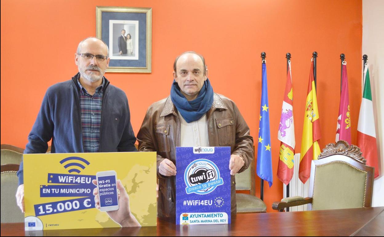 Santa Marina del Rey presenta la nueva cobertura wifi en su municipio.