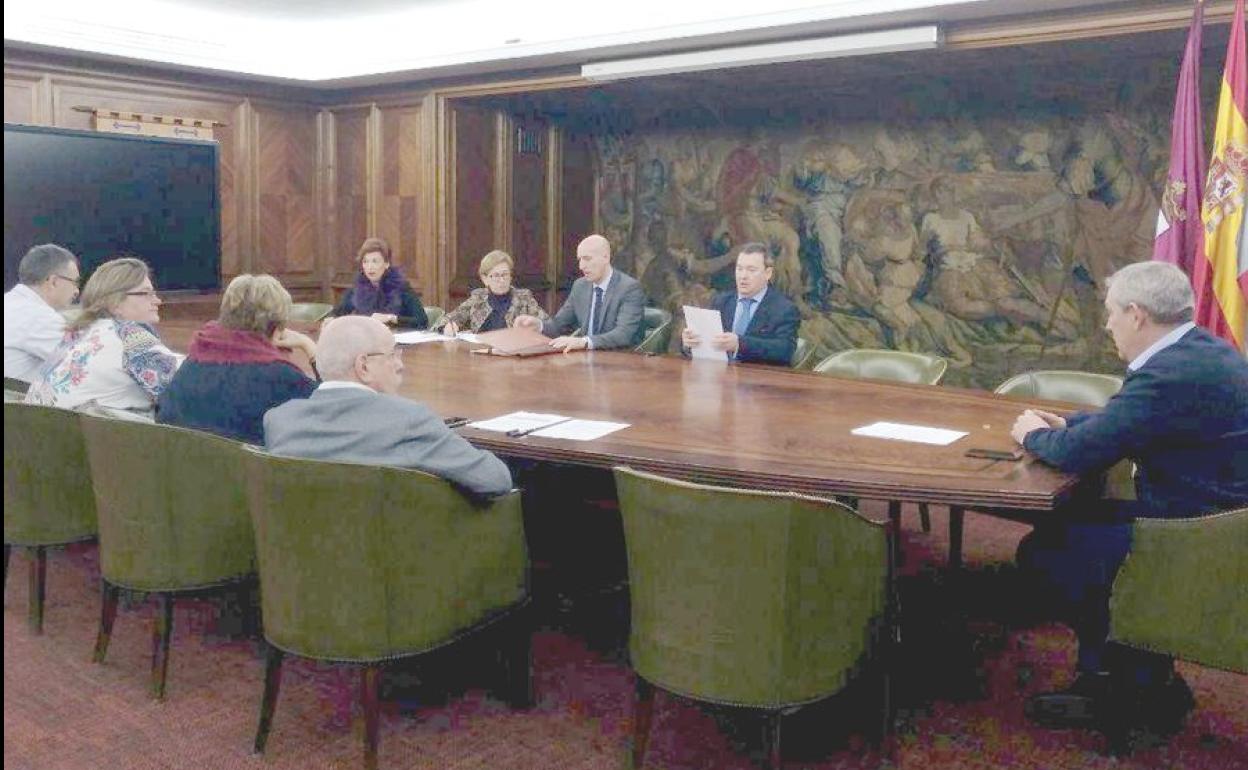 Junta de Gobierno Local en el Ayuntamiento de León.
