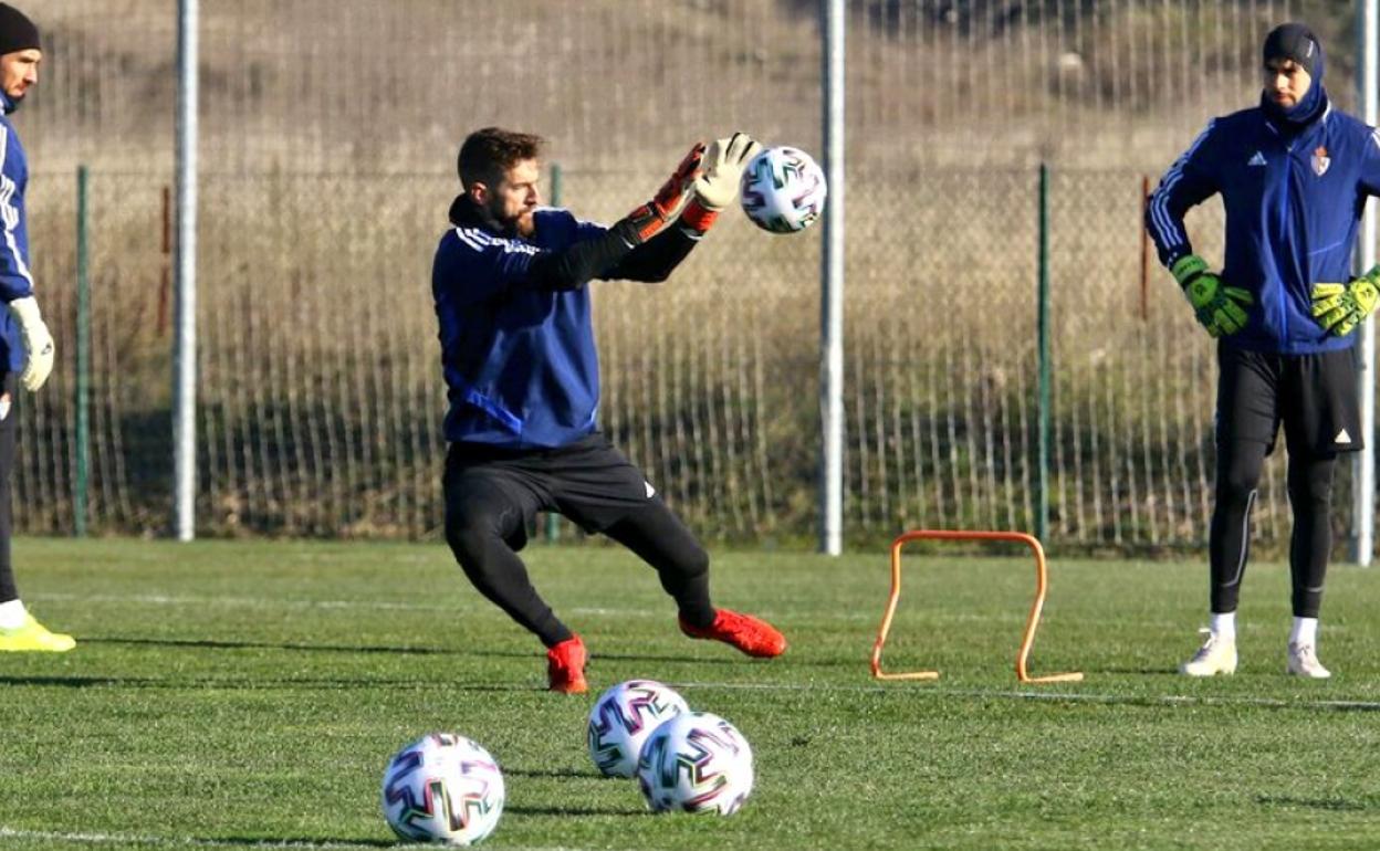 Entrenamiento de la SD Ponferrada.