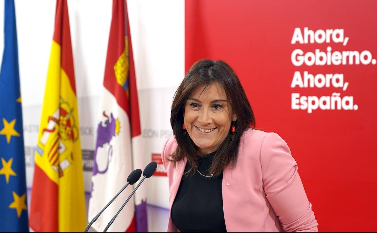La secretaria de Organización del PSOE de Castilla y León, Ana Sánchez, en una imagen de archivo. 