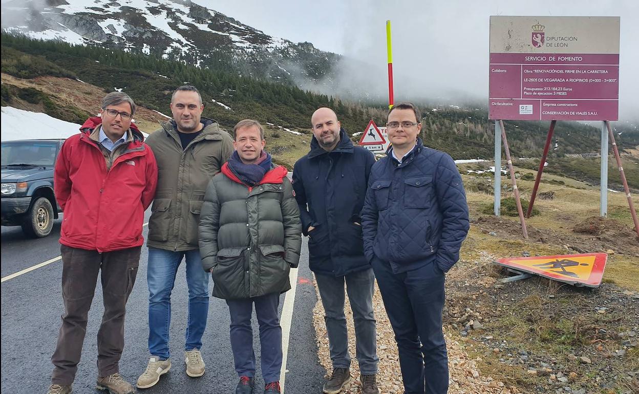 Recepción de la carretera entre Riopinos y Valdelugueros.