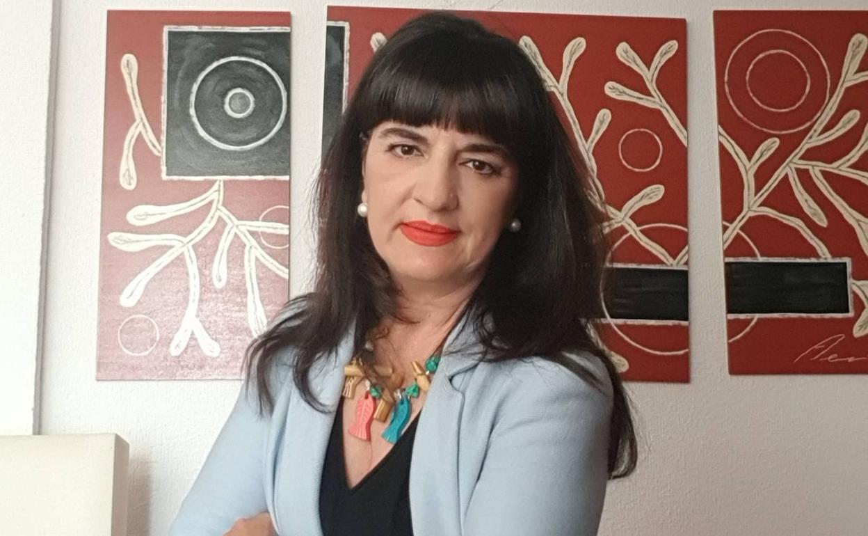 Las psicoanalistas María Dolores Navarro, una de las organizadora del evento.