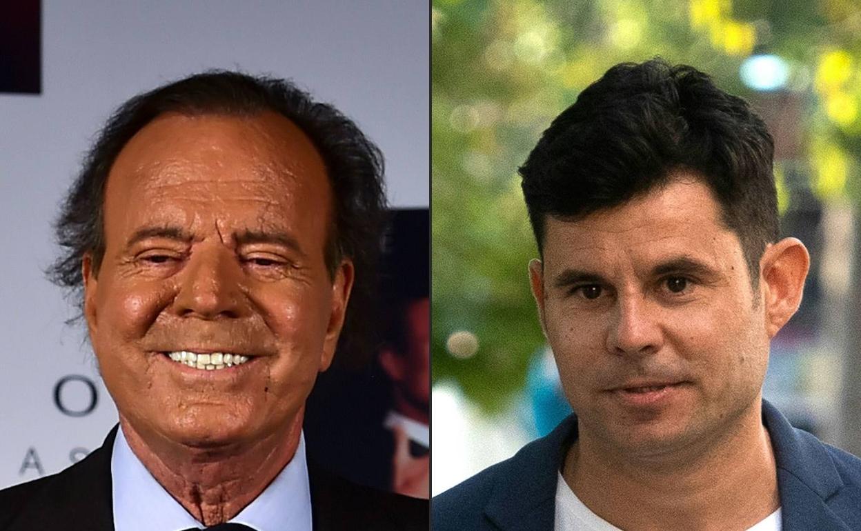 Julio Iglesias y Javier Sánchez Santos.