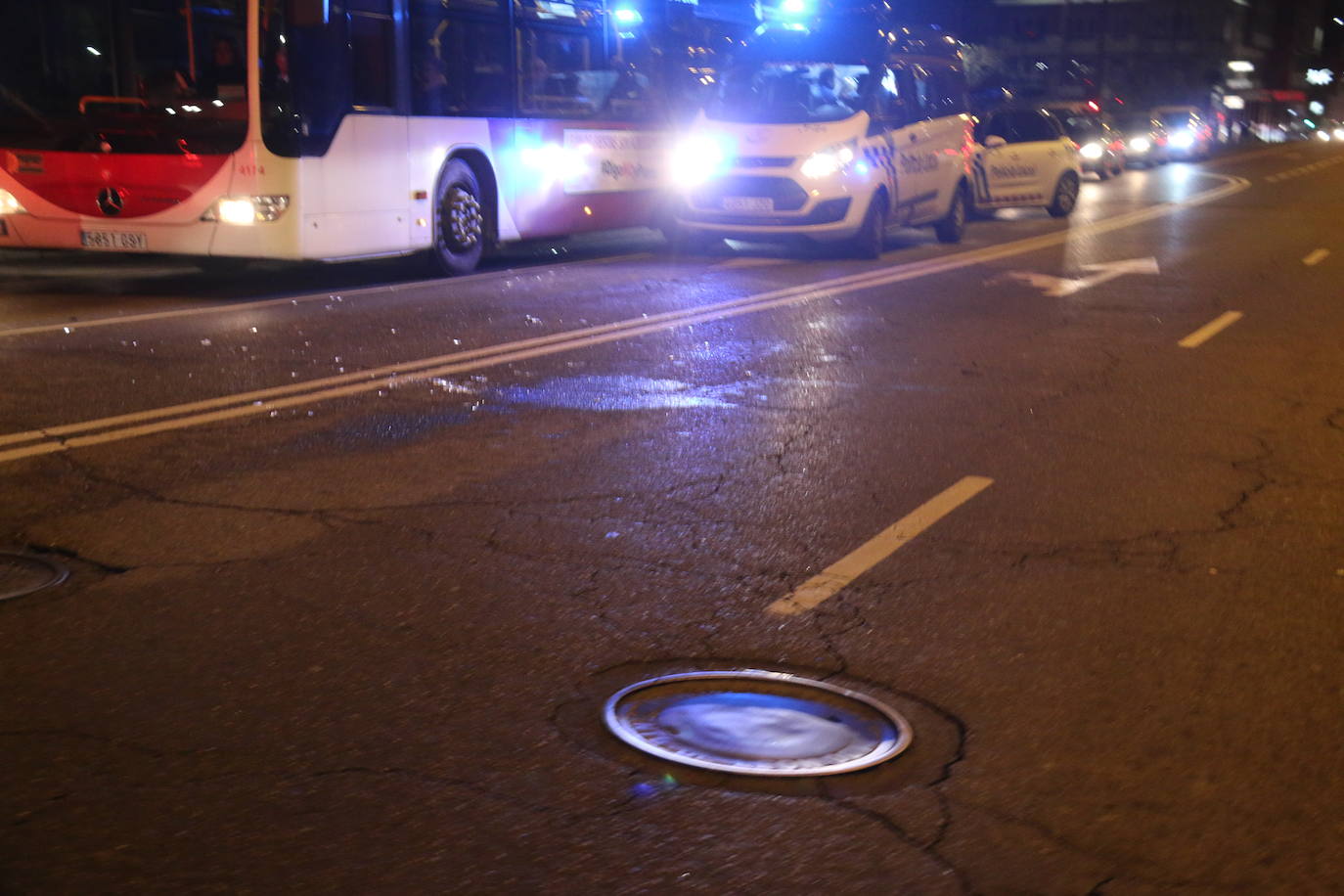 Fotos: Accidente en el Puente de los Leones