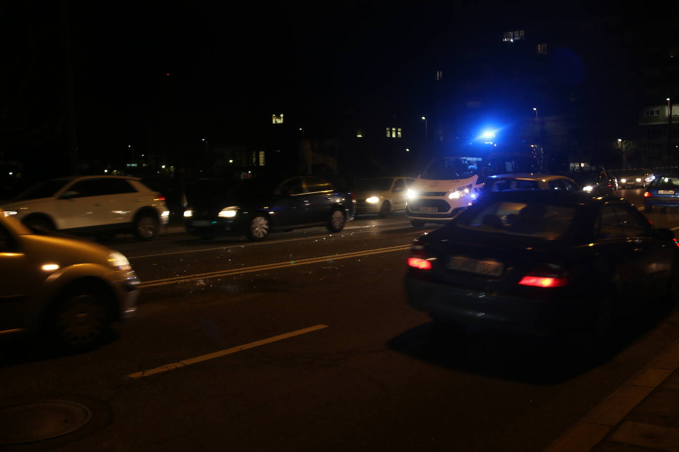 Fotos: Accidente en el Puente de los Leones 