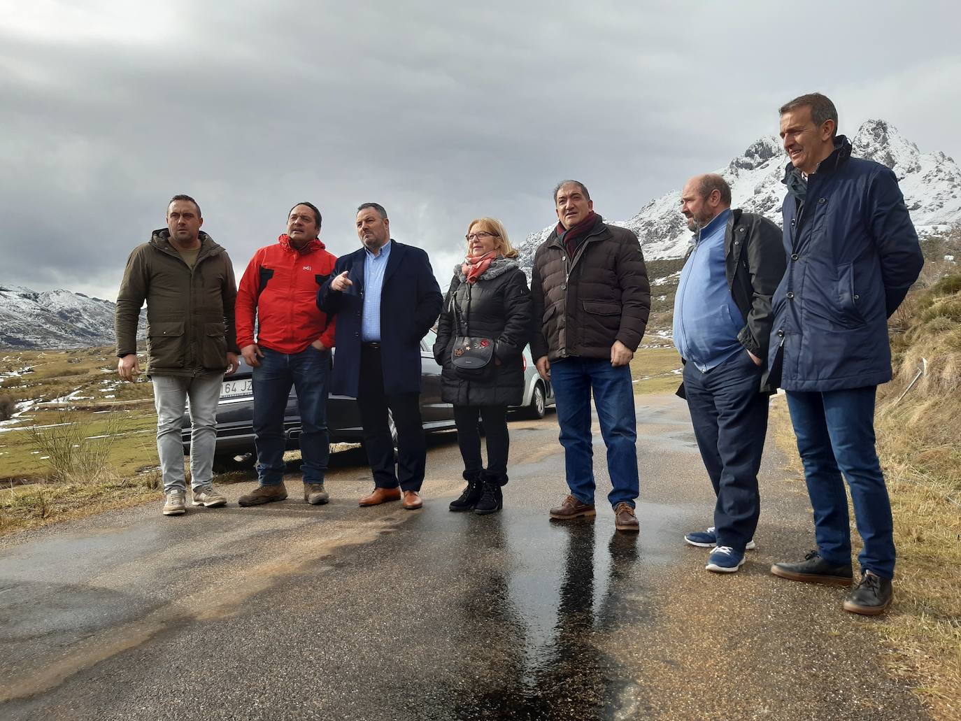 Fotos: Eduardo Morán visita Villamanín