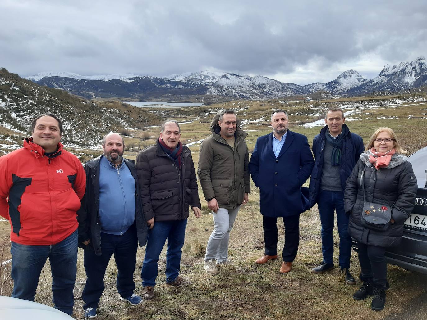 Fotos: Eduardo Morán visita Villamanín