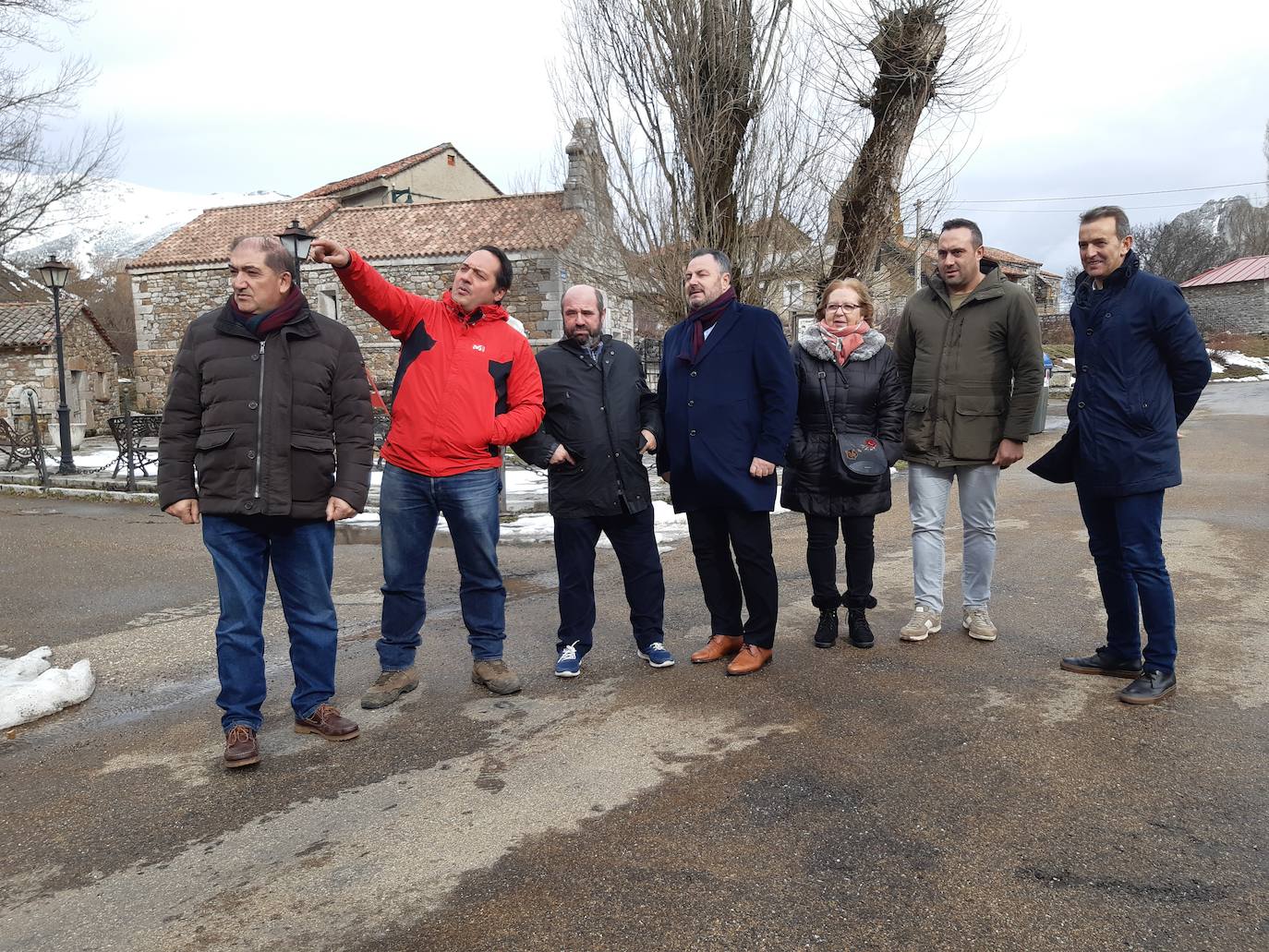 Fotos: Eduardo Morán visita Villamanín