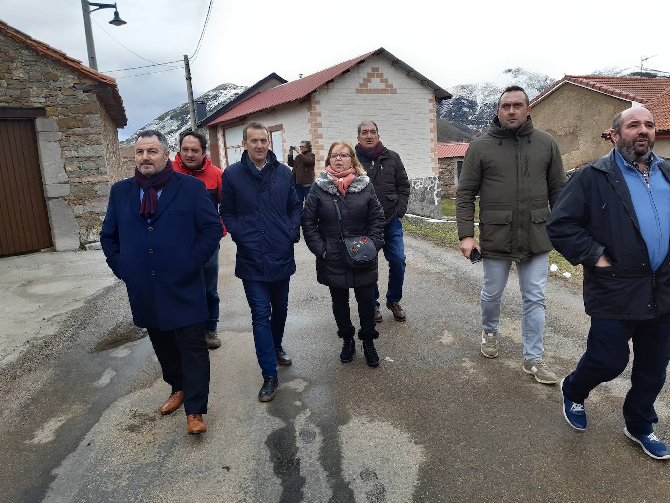 Fotos: Eduardo Morán visita Villamanín