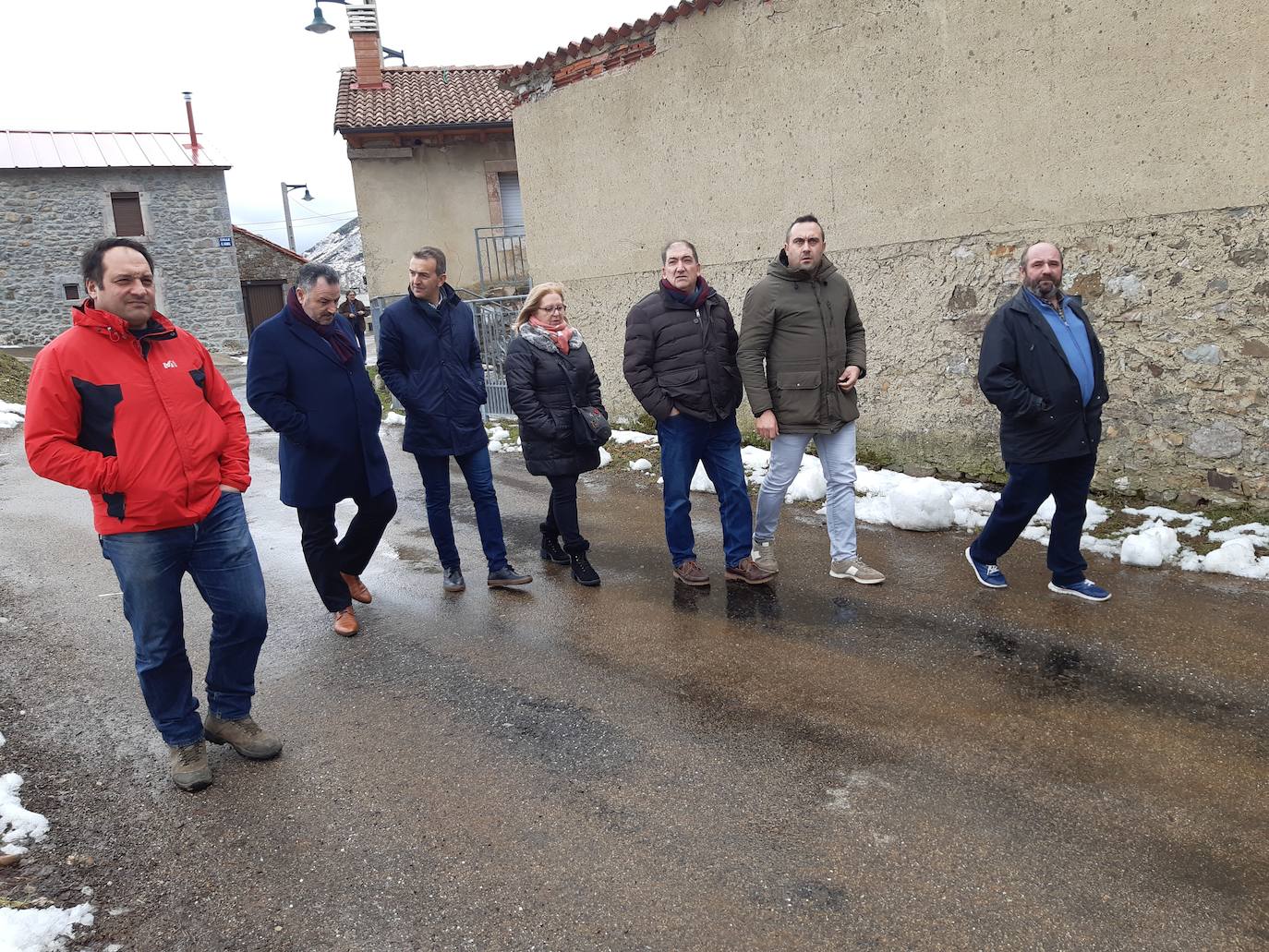 Fotos: Eduardo Morán visita Villamanín