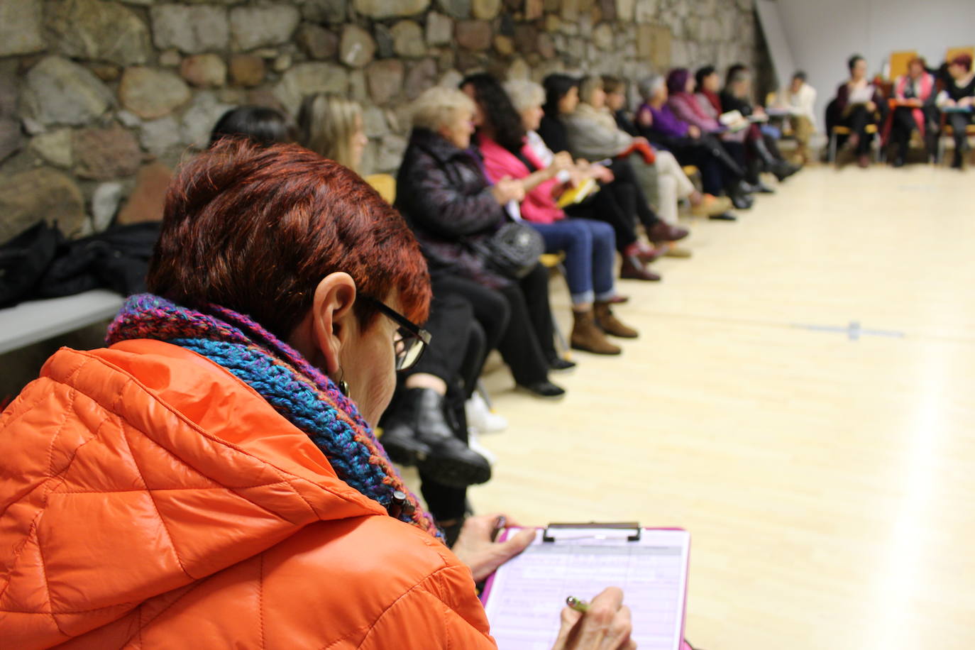 León celebra una asamblea de mujeres para preparar la cita por la igualdad y el feminismo.