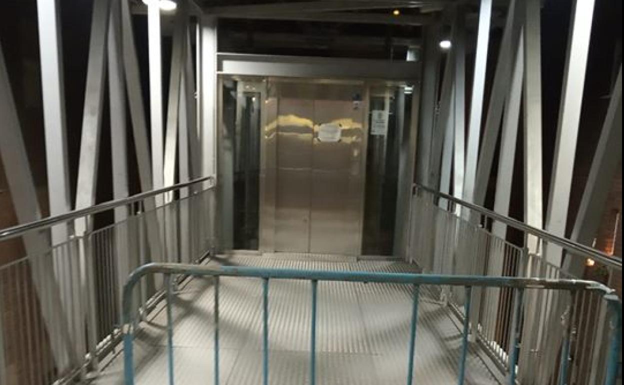 Imagen del ascensor de General Vives.