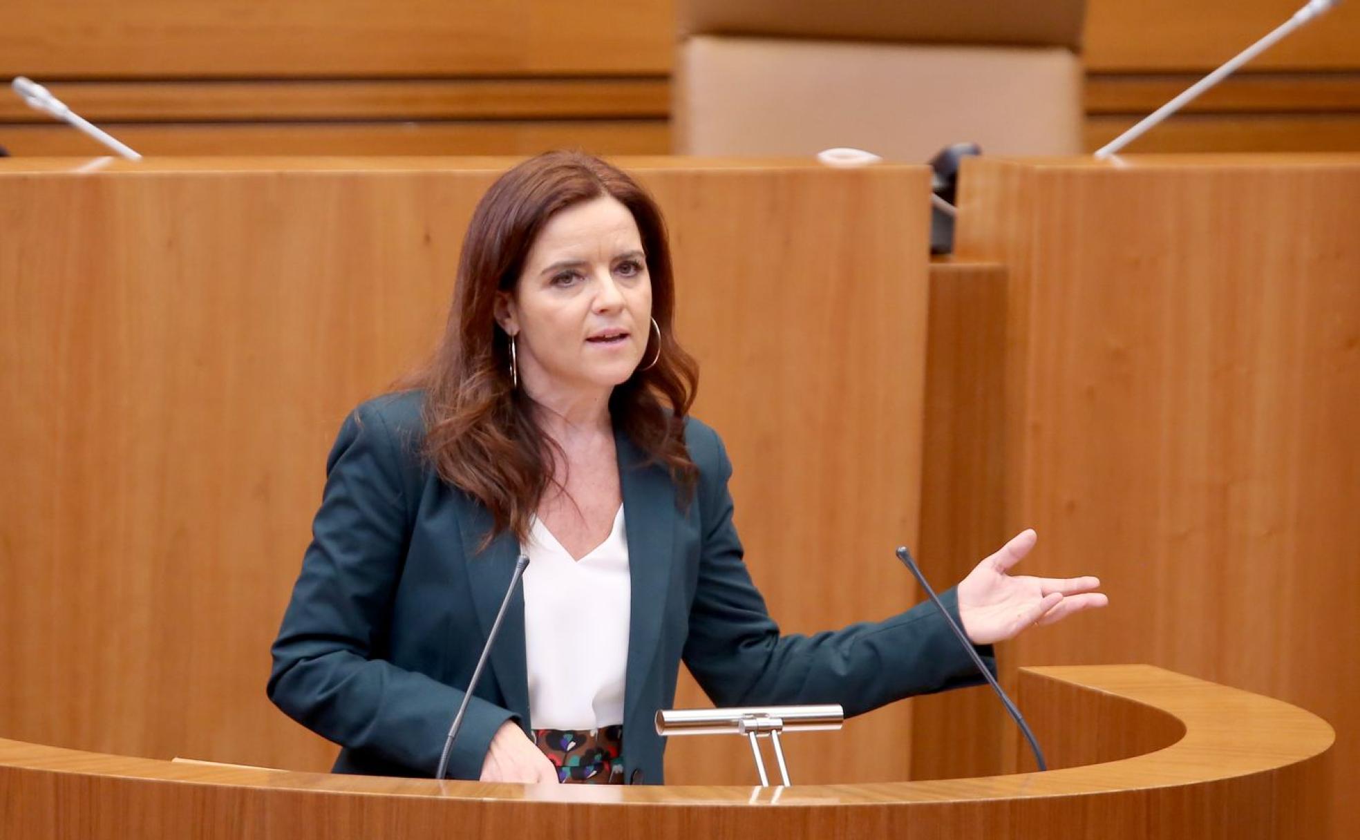 Ana Carlota Amigo, durante su intervención de este miércoles.