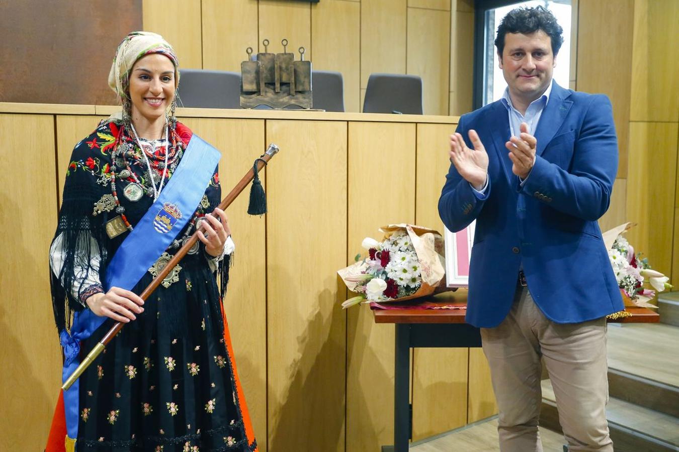 El Ayuntamiento de Villaquilambre nombra a Carolina Rodríguez 'Águeda de Honor'.