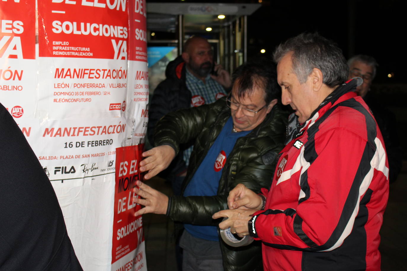 Fotos: CCOO y UGT citan a los leoneses este domingo 16F a las 12:00