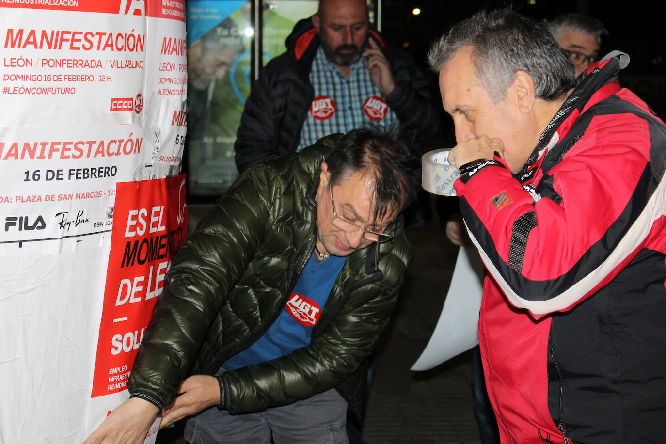 Fotos: CCOO y UGT citan a los leoneses este domingo 16F a las 12:00