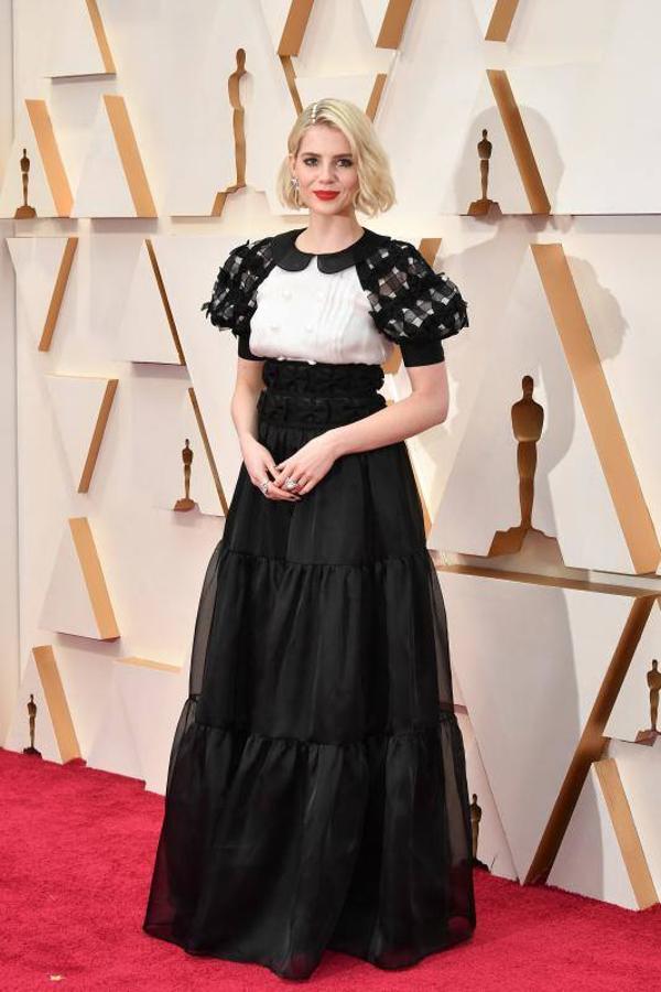 Lucy Boynton, de Chanel. 