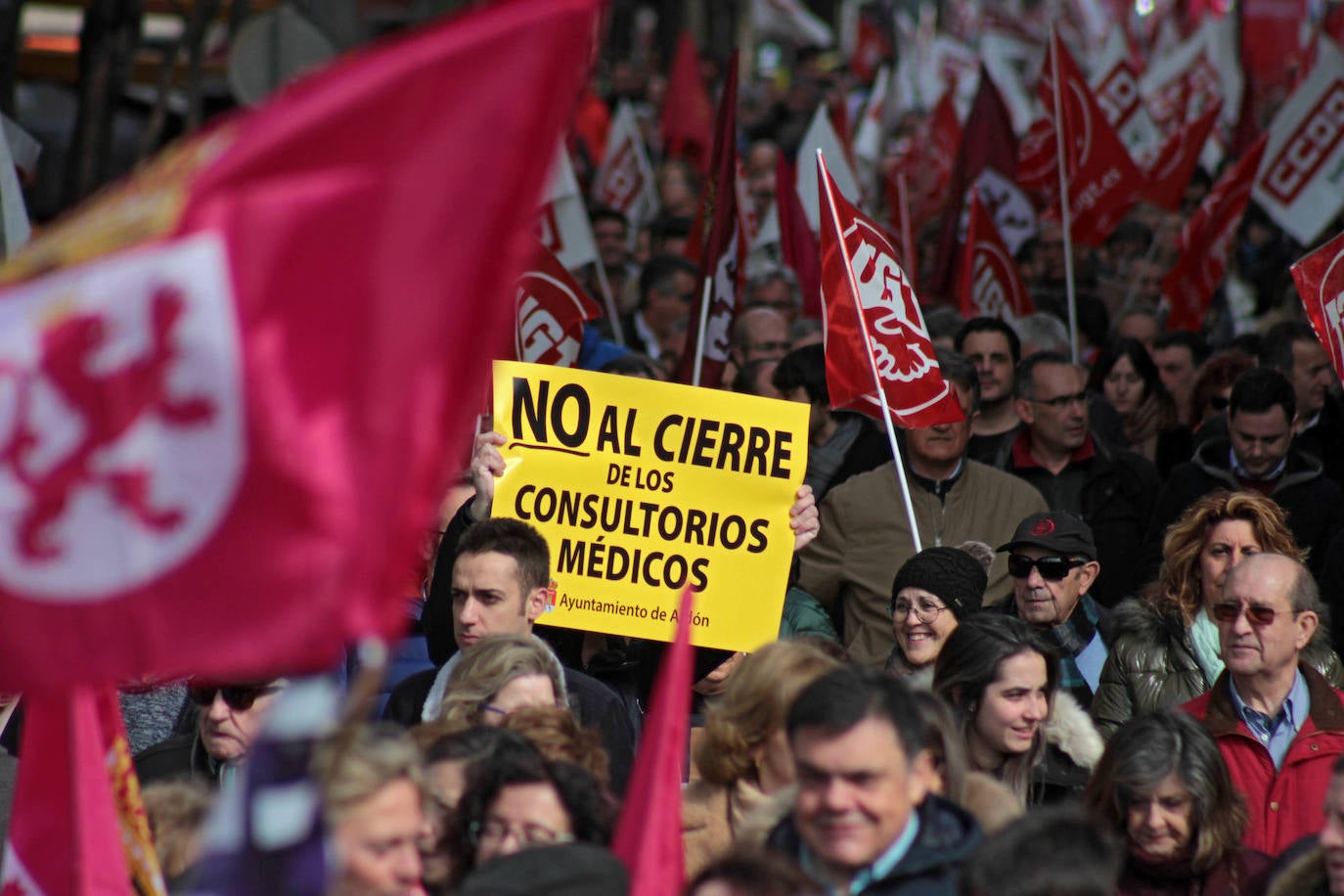 Fotos: Las imágenes de la manifestación captadas por Peio García