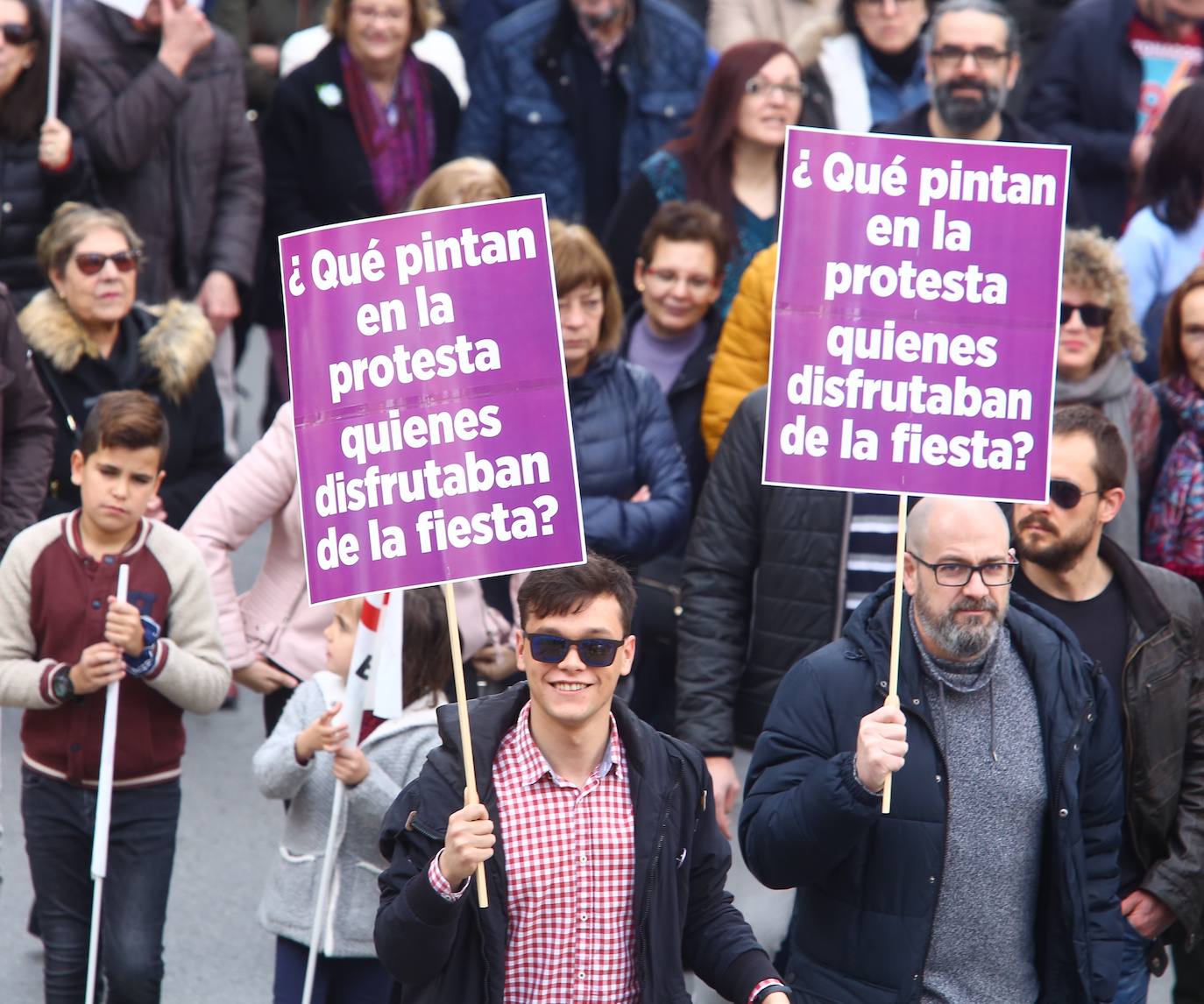 Fotos: Las imágenes de César Sánchez del 16-F en Ponferrada