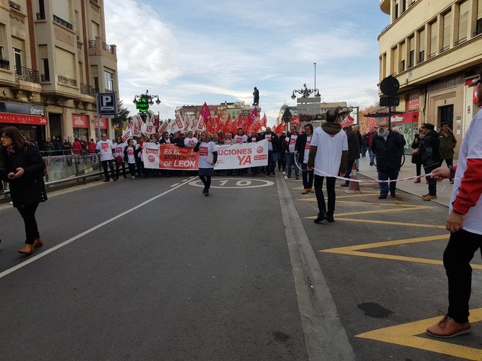 Fotos: Imágenes de la manifestación del 16F en León