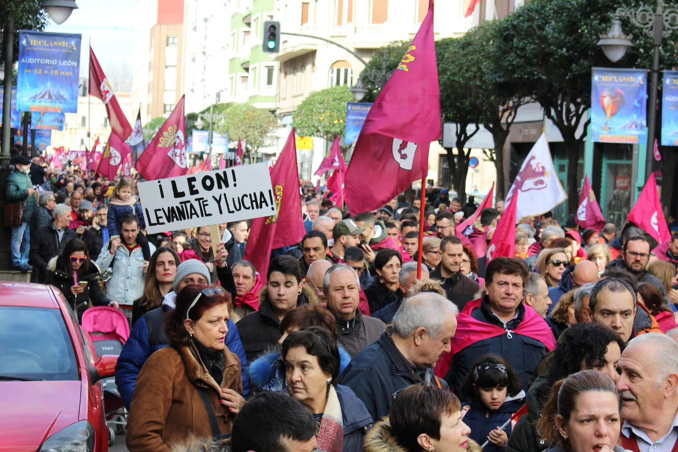 Los leoneses alzan su voz por el futuro de la provincia. 