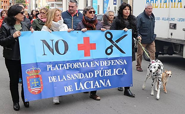 Galería. Laciana ha vuelto a gritar en defensa de su futuro.