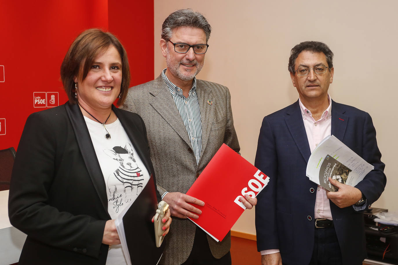 Fotos: Comparecencia del PSOE sobre medio ambiente en León