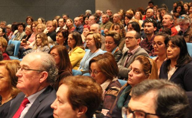 Funcionarios de la Junta de Castilla y León durante un acto en León.