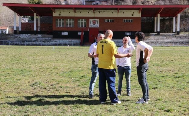 Galería. Los cuatro jugadores, en el Santa Bárbara.