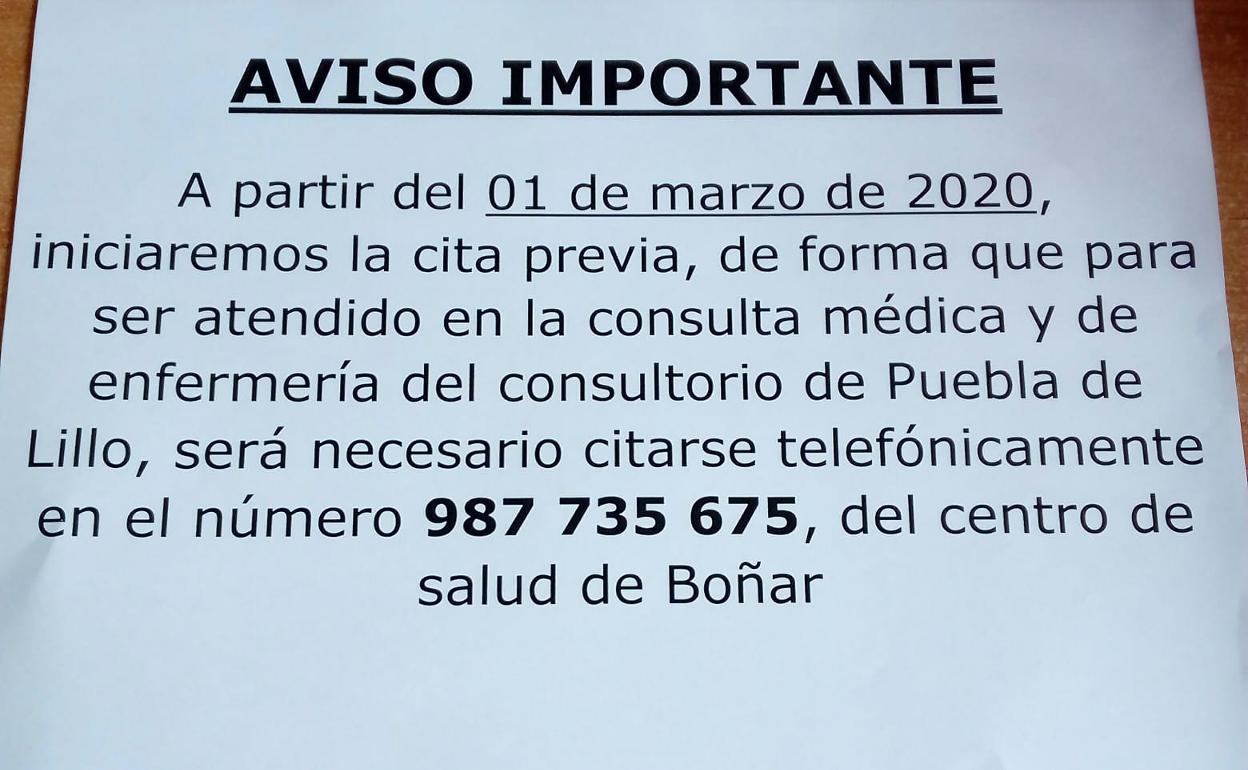 El centro de salud de Boñar está a 25 kilometros de Puebla de Lillo.