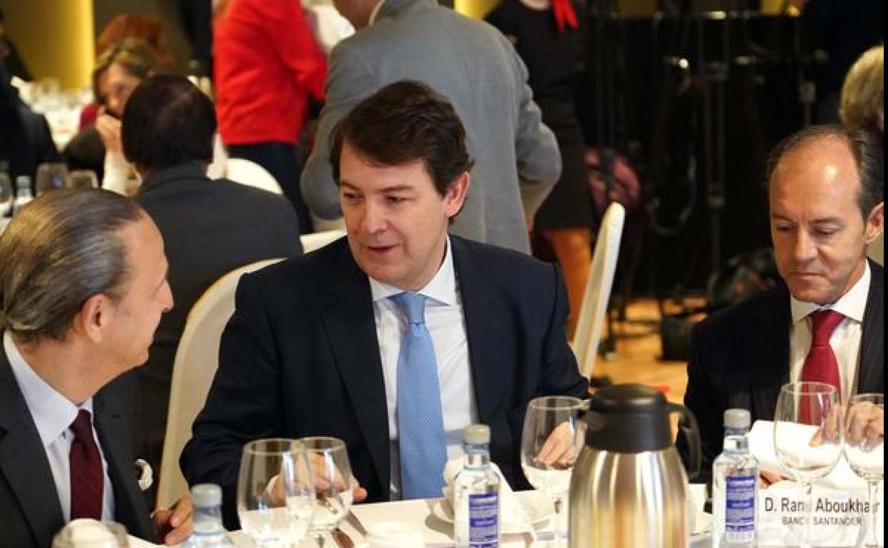 El presidente de la Junta en un acto en Arroyo de la Encomienda.