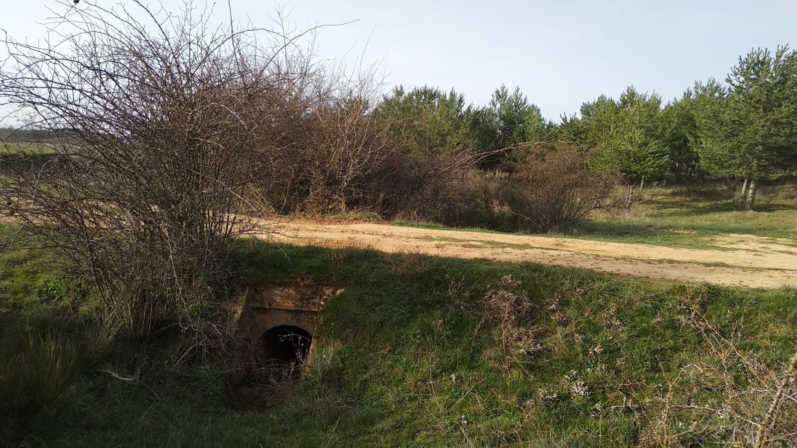 La investigación bajara el ajuste de cuentas como principal móvil en el crimen cometido en Valdefresno. En las imágenes, la zona en la que apareció el cuerpo.