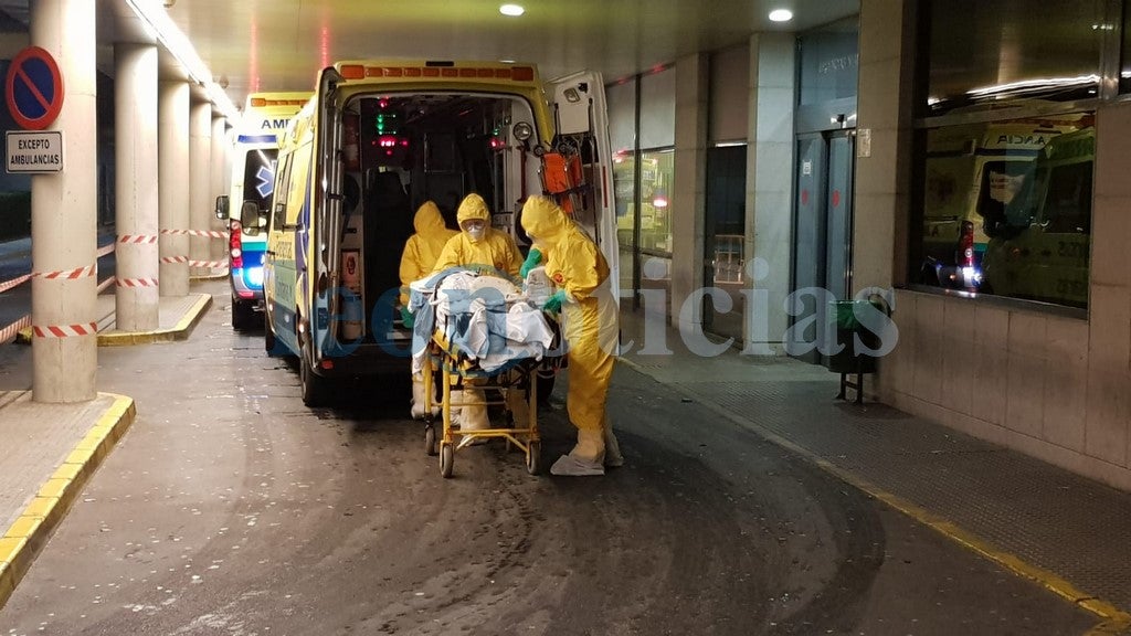 LLegada del paciente al servicio de urgencias del hospital de León