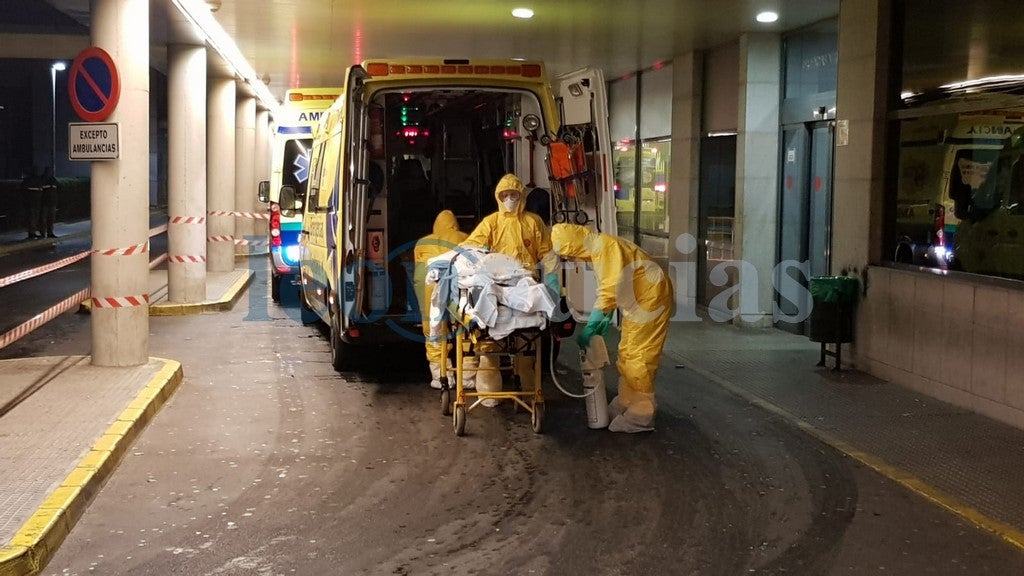 LLegada del paciente al servicio de urgencias del hospital de León