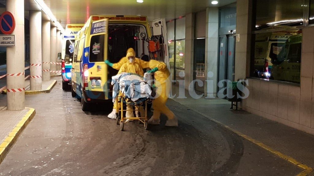 LLegada del paciente al servicio de urgencias del hospital de León