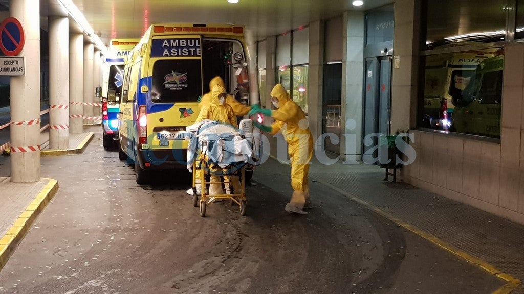 LLegada del paciente al servicio de urgencias del hospital de León