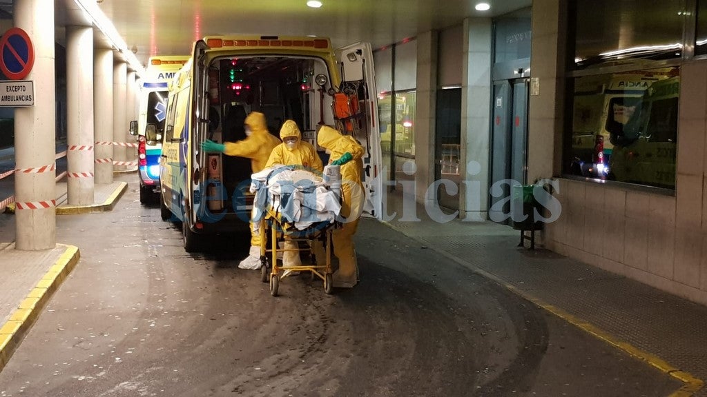 LLegada del paciente al servicio de urgencias del hospital de León