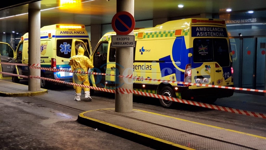 LLegada del paciente al servicio de urgencias del hospital de León