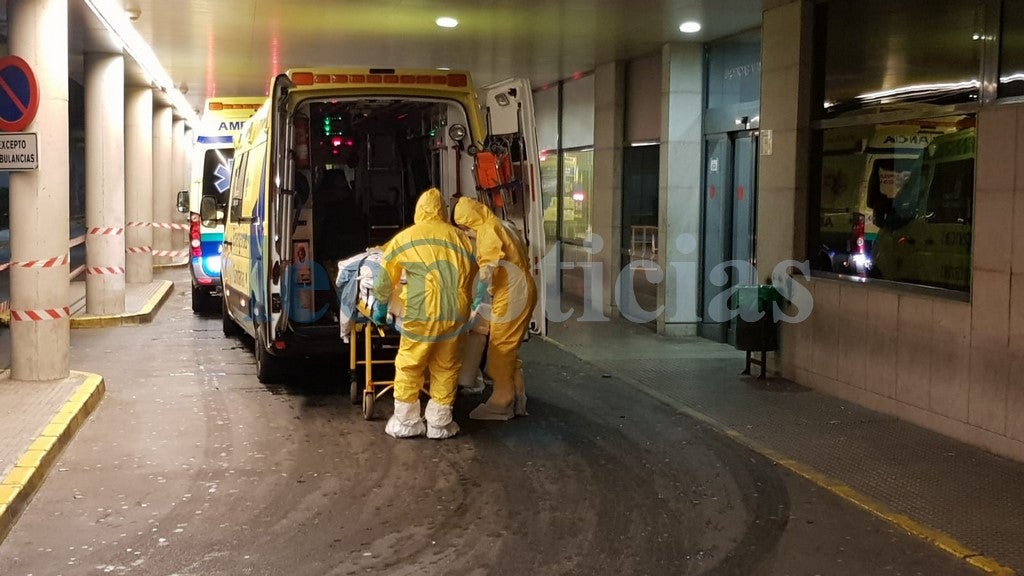 LLegada del paciente al servicio de urgencias del hospital de León