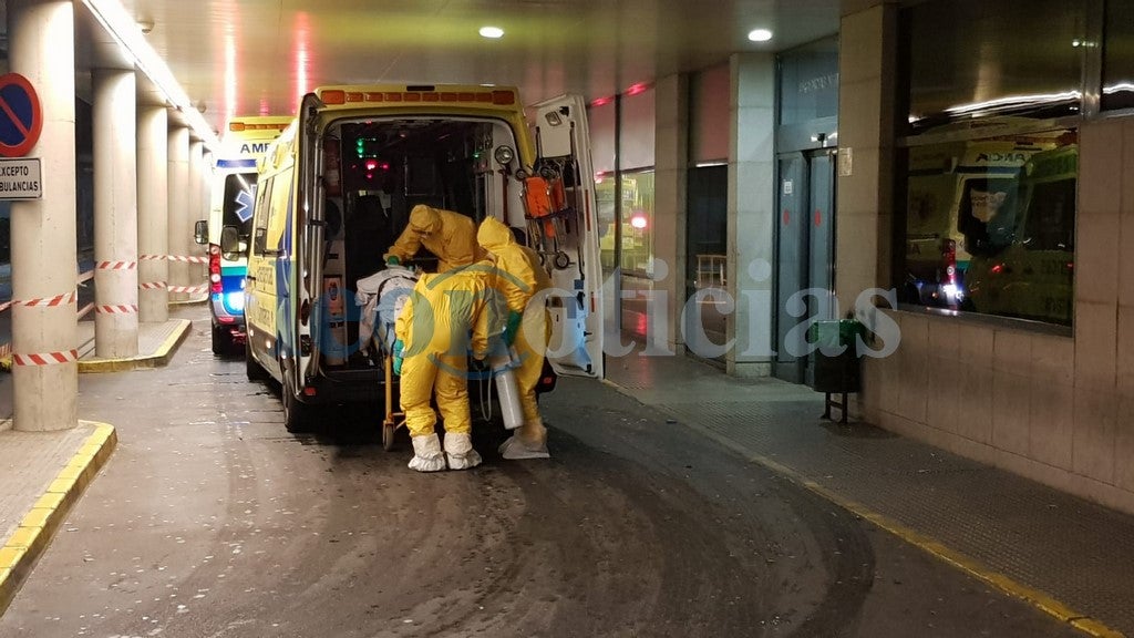 LLegada del paciente al servicio de urgencias del hospital de León