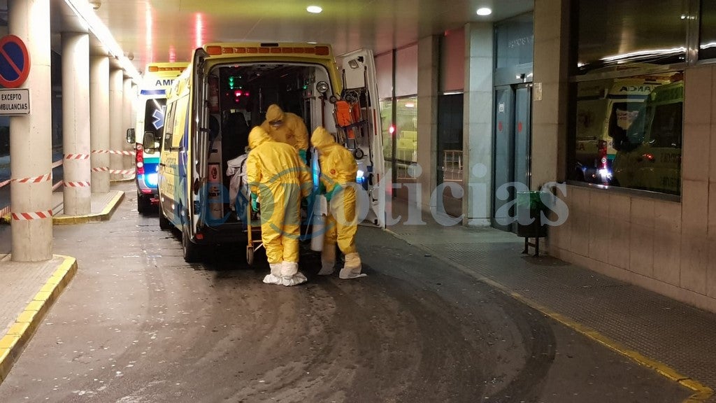 LLegada del paciente al servicio de urgencias del hospital de León