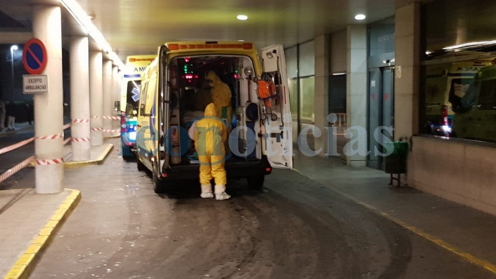 LLegada del paciente al servicio de urgencias del hospital de León