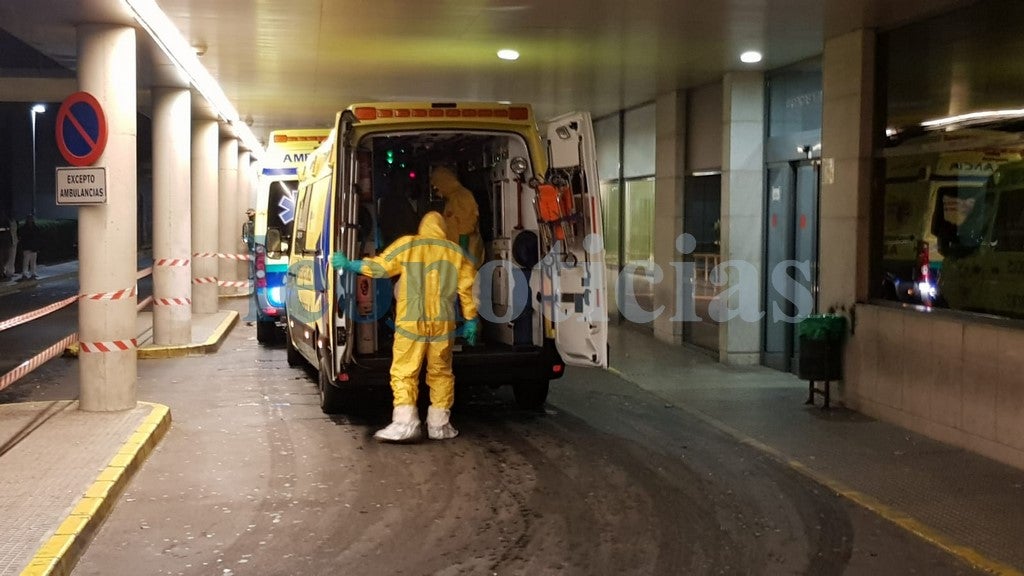 LLegada del paciente al servicio de urgencias del hospital de León