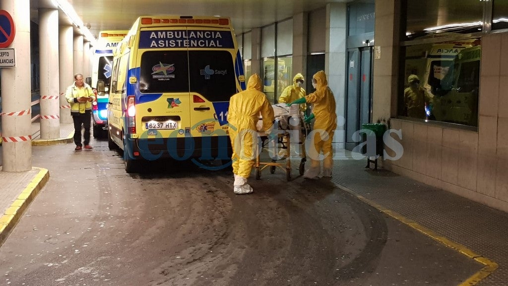 LLegada del paciente al servicio de urgencias del hospital de León