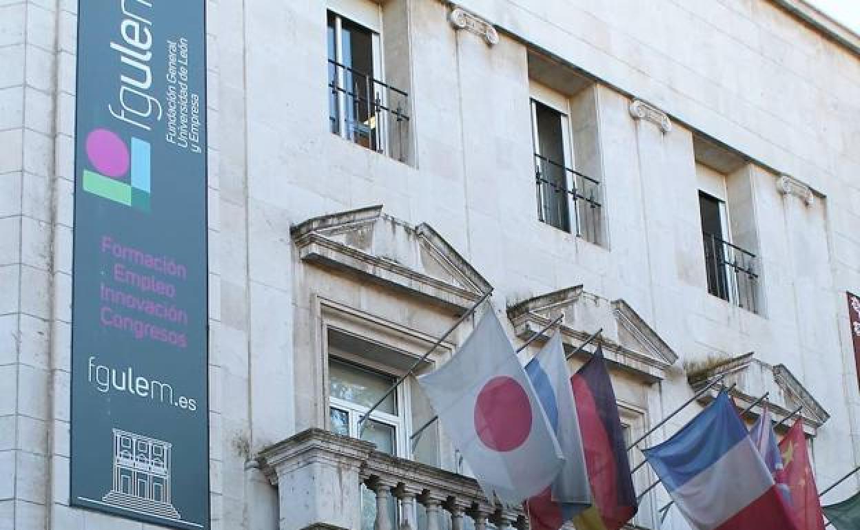 Imagen de la sede de la Fundación General de la Universidad de León. 