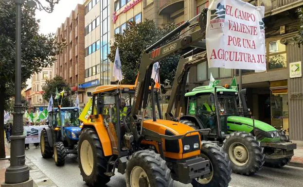 Galería. Los agricultores defienden el campo valiente del Bierzo. 