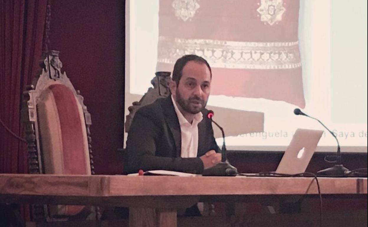 El nuevo pregonero de la Semana Santa de Sahagún.