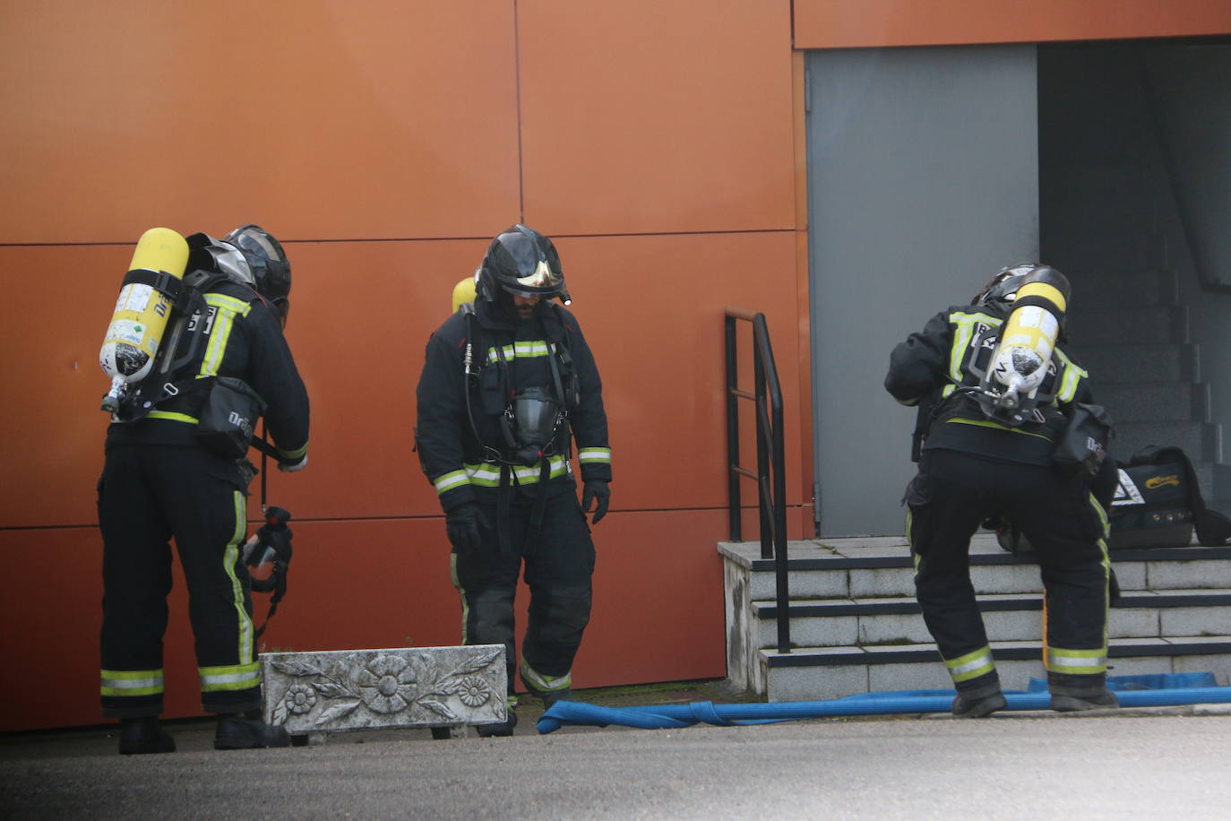 Fotos: Simulacro en el Hospital San Juan de Dios de León