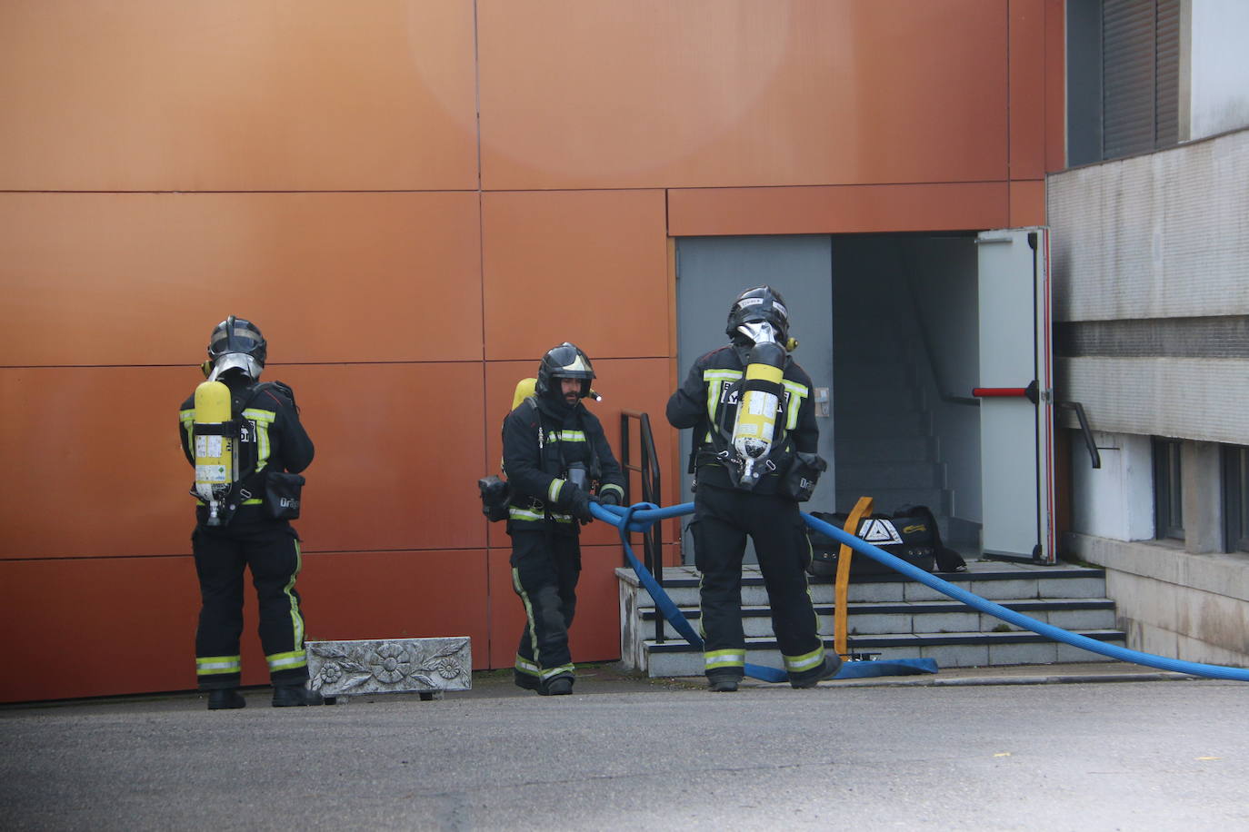 Fotos: Simulacro en el Hospital San Juan de Dios de León