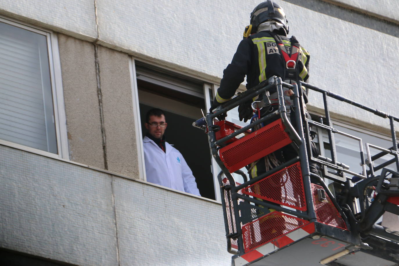 Fotos: Simulacro en el Hospital San Juan de Dios de León